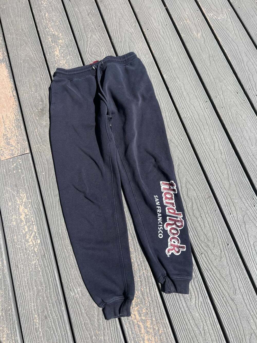 Hard Rock Cafe San Francisco Black Jogger Sweatpants